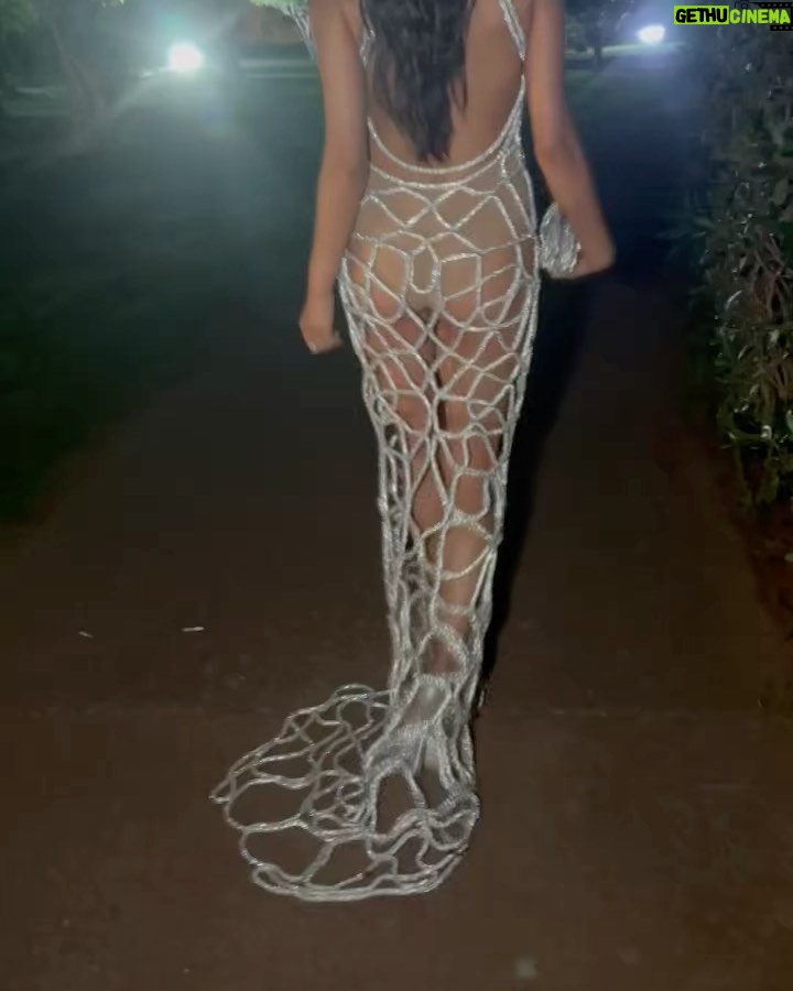 Shay Mitchell Instagram - @amfar in this @cultgaia custom dress of my dreams. Thank you @revolve and @jasminlarian for making this happen and of course the incredible team @cultgaia for all the work on this special piece ✨