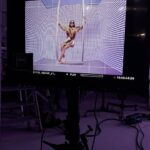 Shay Mitchell Instagram - Thank you @louisvuitton and @nicolasghesquiere for letting me have fun on a giant swing and special shout out to the wonderful crew who pushed it 😂 The LV Remix Collection is Y2K inspired and I am here for it.