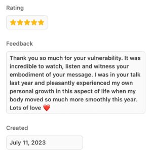 Sheila Kelley Instagram - I’m honored and humbled by the feedback I received from the audience at @mindvalley university. Thank you.

Sharing my passion for love and embodiment is my soul space, and you all make it possible for me to continue. Sending bucket loads, truck loads of love 💕 #mindvalley #mvu #sfactor #embodiment