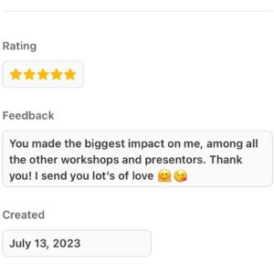 Sheila Kelley Instagram - I’m honored and humbled by the feedback I received from the audience at @mindvalley university. Thank you.

Sharing my passion for love and embodiment is my soul space, and you all make it possible for me to continue. Sending bucket loads, truck loads of love 💕 #mindvalley #mvu #sfactor #embodiment