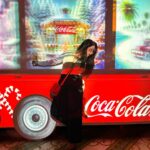Shibani Bedi Instagram - Attended the @cocacola_india Christmas parrrty dressed like a basic ornament Thank you for having me @cosmoindia @fetch_india . . #christmas #xmas #cocacola #shibanibedi Soho House