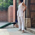 Shraddha Musale Instagram - I was so happy to see peacocks, woh bhi itane paas se, and they come every morning and evening. Imagine getting an experience like this, in a restaurant, I mean 3 restaurants under one. Kehte hain naa, bilkul tabiyat se banaya hai😎 @undertheneemtrees #ahmedabadrestaurant #indianfood #globalcuisine @neemcounty @neemchowk @neem_dream Under the Neem Trees