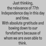 Shraddha Musale Instagram - What do we really want to achieve as a human breed. Just thinking about it on the afternoon of the 77th Independence Day. We as a country have miles to travel, not to compete to be no 1 in the world, but just to be where we all want our country to be. And then I think of this message which is there on my desktop. Only endeavour to be at the 3rd and then the 4th level, and not just our country but humanity will be at a different level. #randomthoughts