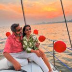 Shreya Bugde Instagram - The ship sailed 9years ago … so embarking on our 10th we decided to take a yacht instead ….!!😉 Happy 9 years NIK ❣️!! From my whole heart…for my whole life !! 🤍 PS : thankyou for the most beautiful surprise! 🧿 ✨