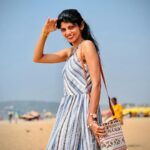 Shruthi Rajanikanth Instagram - GoAn beach and LoSt bUtTerFlY 🦋✨ costume @zaan_hijabs Goa - Calangute beach