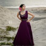 Shruthi Rajanikanth Instagram - One of my fav series ends here 💜 📸 @sumesh_picxellence Dress @fab.d.studio Mua @magnificentmakeupstudio