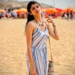 Shruthi Rajanikanth Instagram - GoAn beach and LoSt bUtTerFlY 🦋✨ costume @zaan_hijabs Goa - Calangute beach