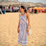 Shruthi Rajanikanth Instagram - GoAn beach and LoSt bUtTerFlY 🦋✨ costume @zaan_hijabs Goa - Calangute beach