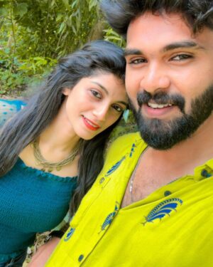 Shruthi Rajanikanth Instagram - Fighting partner😍🦋 @raihu__shemi