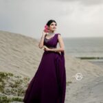 Shruthi Rajanikanth Instagram - One of my fav series ends here 💜 📸 @sumesh_picxellence Dress @fab.d.studio Mua @magnificentmakeupstudio