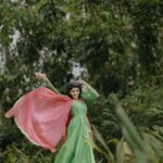 Shruthi Rajanikanth Instagram - നാട് 💚🍀🍃 📸 @___jithi___ dress @dwaniboutique Ambalapuzha