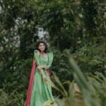 Shruthi Rajanikanth Instagram - നാട് 💚🍀🍃 📸 @___jithi___ dress @dwaniboutique Ambalapuzha