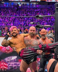 Simon Kippen Instagram - Friends who slay together, stay together. #EmbraceTheChange #DeadlyAlliance #AEW #aewdon