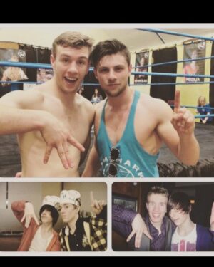 Simon Kippen Instagram - Oldest friend in Wrestling. Congrats “Bruv” 😘 @willospreay