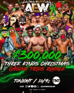 Simon Kippen Instagram - Batter Orange and the Zest Friends? $300,000? Merry Christmas. #EmbraceTheChange #AEWRampage