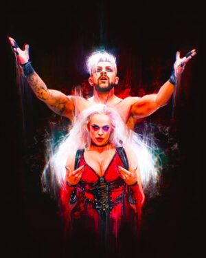 Simon Kippen Instagram - #EmbraceTheChange with us my friends.
.
#Underrated #OverIt 🎨 @melcolemanart is amazing 👏🏻 #AEW #aewdynamite