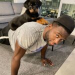 Sinqua Walls Instagram - Puppy Love💙!! Yung NINO ✨