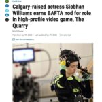 Siobhan Williams Instagram - just happy to be mentioned in the same article as @thelastofus . . thanks @calgaryherald