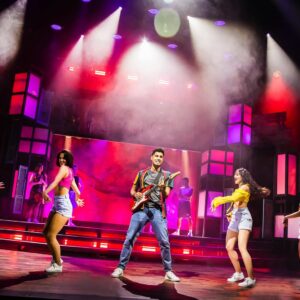 Siva Kaneswaran Instagram - Opening night for @labambaonstage was sublime. Can’t wait for you all to come watch. X Book your tickets guys! I’ll throw some hips your way 🤪 X Much love ❤️ 

#siva#thewanted #labamba #musical #theatre #uk