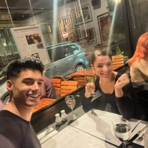 Siva Kaneswaran Instagram - We had fun farewell Tapas at @elpiratamayfair. 

The food was “yum yum yum” We were so STUFFED. I highly recommend. Thanks for having us. 

It was so nice to reflect on the last 4 months with @klabera.ko and say a proper goodbye. We’ve come a long way. Proud of us 🙏🏾

Highlights of the night were the Tapas and Klaberas acting skills 😂

#siva #klabera #elpiratamayfair #fun #farwell #tapas #dancingonice