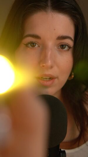 Slight Sounds ASMR Instagram - A quick little #asmr eye check and then you can be on your way 👀🫡