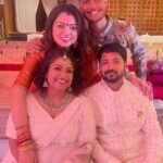 Sneha Instagram - Sangeeth night 😍 @karthikswarnakumar_dop @realactress_sneha @prasanna_actor @rasika_kalyanikar @radhikabalajee @padmavathinaidu43 #family time