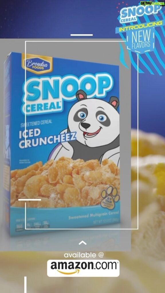 Snoop Dogg Instagram - Best tasting cereal in the game @snoopcereal taking over 2024 @amazon @masterp @post_cereals #CoachPanda #icedcruncheez