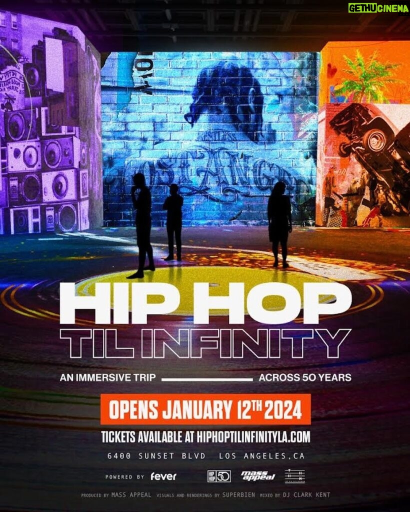 Snoop Dogg Instagram - You are invited to a celebration of hip hop 💪🏿👊🏿 Im excited to have Death Row part of this new exhibit, Hip Hop Til Infinity, an immersive experience highlighting the 50 years of Hip Hop with iconic footage, artifacts, merch & more, including a special room dedicated to 30 years of Doggystyle 💨💨💨💨💨 Tix: Hiphoptilinfinityla.com #Hiphoptilinfinity #HHTI