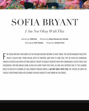 Sofia Bryant Instagram - Check out the interview I did over quarantine for @grumpymagazine 🍋 

Thank you
@jazzieperrier 
@thildariou
@messinaphotos
Styled by @britt.theodora 

check out the full interview in the link in their bio 🖤