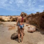 Sofia Pavlidou Instagram - On the beach with @so_karakusi #summer #sokarakusi #swimwear #towel #feelgood #feelgoodinsokarakusi #blossom #love #blessed