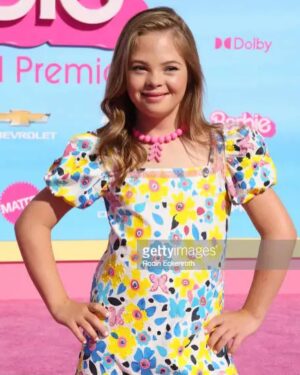 Sofia Sanchez Instagram - Hi Barbie! #downsyndromebarbie #barbiewithdownsyndrome #dolorispetunia #pinkcarpet #barbiethemovie #barbiepremiere #hollywoodmovie #theluckyfew #representationmatters