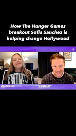 Sofia Sanchez Instagram - What an extreme joy it was to talk to Sofia Sanchez, the breakout star of #TheHungerGamesTheBalladofSongbirdsandSnakes and  activist, about her Hollywood rise and paving the way for other actors with Down syndrome. This girl is going places! 

@the.sofia.sanchez #sofiasanchez #thehungergames #barbie #margotrobbie #downsyndrome #downsyndromeawareness
