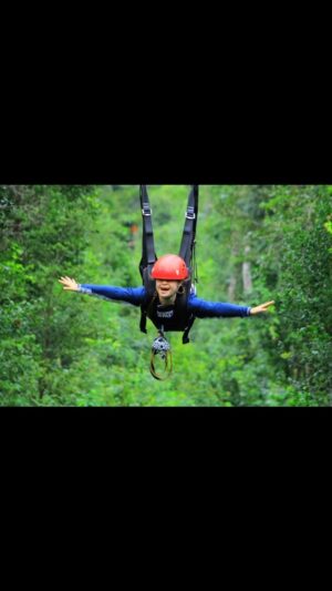 Sofia Sanchez Instagram - Life is an adventure! Just having a little fun with my family on top of the jungle in Tulum! #youarebrave #bebrave #tulum #zipline #familyadventures

@aventuras_mayas