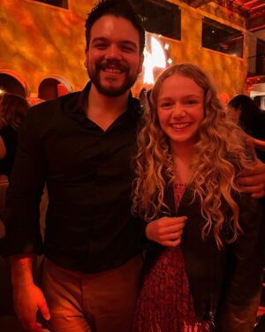 Sofia Sanchez Instagram - The premiere and after party in Hollywood were magical. The people I shared this experience with were the kindest, most creative, most supportive group of people in the world. Thank you for making my first film the stuff dreams are made of. Congratulations everyone, and happy opening of #TheHungerGames, in theaters tomorrow! ❤️Maude Ivory Baird #stewarttalent #bonnieshumofsky