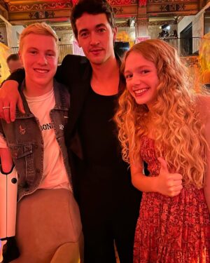 Sofia Sanchez Instagram - The premiere and after party in Hollywood were magical. The people I shared this experience with were the kindest, most creative, most supportive group of people in the world. Thank you for making my first film the stuff dreams are made of. Congratulations everyone, and happy opening of #TheHungerGames, in theaters tomorrow! ❤️Maude Ivory Baird #stewarttalent #bonnieshumofsky