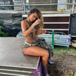 Sommer Ray Instagram – it’s just me and my purple boots against the world Lollapalooza