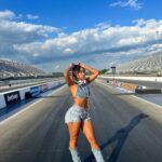 Sommer Ray Instagram – i was gonna caption this something super predictable like “speedin” or “ i wanna go fast” but i’m not gonna do that zMAX DRAGWAY