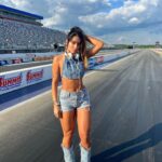 Sommer Ray Instagram – i was gonna caption this something super predictable like “speedin” or “ i wanna go fast” but i’m not gonna do that zMAX DRAGWAY