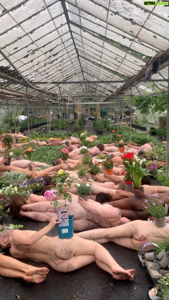 Spencer Tunick Instagram - In full bloom Thank you to the Party Series participants and Finchley Nurseries