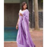 Sree Nithi Instagram - 💜 Costumes - @kaarigai.sarees Photography - @camerasenthil Makeup - @jeevithamakeupartistry Shoot organised by @rrajeshananda