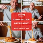 Stefano Faita Instagram - CONCOURS TERMINÉ | CONTEST CLOSED Célébrez la Journée mondiale des pâtes en participant à notre CONCOURS! Vous pourriez gagner un panier cadeau de produits* Stefano d’une valeur de 150$. Pour participer: 1. Suivez @‌sfaita 2. Identifiez les plus grands.es amateurs.ices de pâtes parmi vos amis.es 3. 1 participation bonus si vous partagez cette publication en story . Celebrate World Pasta Day by entering our GIVEAWAY! You could win a gift basket* of Stefano products worth $150. To participate: 1. Follow us on @‌sfaita 2. Tag your biggest pasta loving friends 3. 1 bonus participation if you share this post in your stories Bonne chance tout le monde! Good luck to all! 🍝🍝🍝 Le prix inclut: un tablier Stefano, un sac fourre-tout Pasta la Vista, baby!, un ouvre-pot, deux sauces, deux paquets de pâtes, une huile d’olive extra vierge et un vinaigre balsamique! Prize includes: a Stefano apron, a Pasta la Vista, baby! tote bag, two pasta sauces, two pasta, one olive oil and one balsamic vinegar! **Ce concours se termine mardi le 31 octobre à 23h59. Un(e) gagnant(e) sera sélectionné au hasard dans la section des commentaires mercredi le 1 novembre à 9h. Les chances de gagner dépendent du nombre de participants. Ouvert aux résidents du Canada. 13 ans et plus. Ce concours n’est pas commandité, approuvé, administré ou associé à Facebook. **This contest ends at 23h59 on Tuesday October 31st. One winner will be randomly selected in the comment section on the 1st of November at 9h. The odds of winning are depending on the number of participants. Open to Canadian residents only. 13 and over. This contest is not sponsored, approved or administrated, or associated with Facebook.