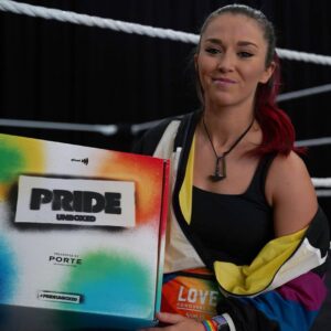Steffanie Newell Instagram - Happy Pride Month ♥️ Thank you GLAAD for the #PrideUnboxed gift box with lots of rad goodies from LGBTQ-inclusive partners and a @SonyaDevilleWWE X Urban Aztec “Pride Fighter” bag. 🏳️‍🌈 Love is Love.