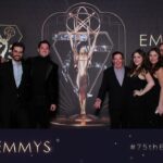 Stephen Manas Instagram - What a wonderful evening to celebrate all the nominees of the 75th Emmys Thank you @vincentdepaul12 ! @televisionacad @philippeuter @luckystar_international @appletv #tedlasso #tedlassoemmys . . . #producer #emmys #academy #hollywood #tv #emmy #film #producing #television
