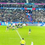 Stephen Manas Instagram - What a moment.. At the semi-final of the #Rugby World Cup at the @stadefrance Thank you so much for having me @rugbyworldcupfrance2023 and thank for being such a wonderful host #England vs #southafrica .. I almost witnessed a miracle .. 😜 So .. who do you think is gonna win the big Final !? II got my idea .. 😁 Thank you @teamportrait @bayvuegirl