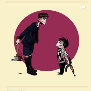 Steve Blackman Instagram - Love it!!! @umbrellaacad @netflix #fanart @freakovision