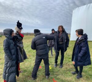 Steve Blackman Instagram - The calm before the snow... @umbrellaacad @snowmaggedon @netflix