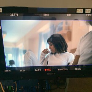 Steve Blackman Instagram - The amazing @rituarya first day of shooting at an abandoned mental hospital. It was clearly a lot of fun (this shot didn’t make the final cut!) @umbrellaacad @netflix @castanedawong