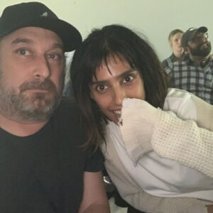 Steve Blackman Instagram - The amazing @rituarya first day of shooting at an abandoned mental hospital. It was clearly a lot of fun (this shot didn’t make the final cut!) @umbrellaacad @netflix @castanedawong