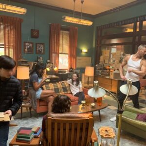 Steve Blackman Instagram - My favorite days with the whole team on set led by director @tomverica and @ellenpage @emmyraver @aidanrgallagher @justinmin @tom.hopperhops @rozzymikes @castanedawong @netflix @umbrellaacad