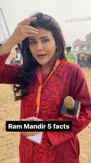 Sweta Singh Instagram - पूरे निर्माण में कुछ समय और लगेगा। पर ऐसा है श्री राम मंदिर… 🛕